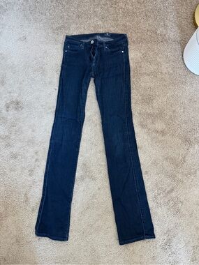 Adriano Goldschmied size 24R Women’s Dark Blue Straight-Leg Jeans